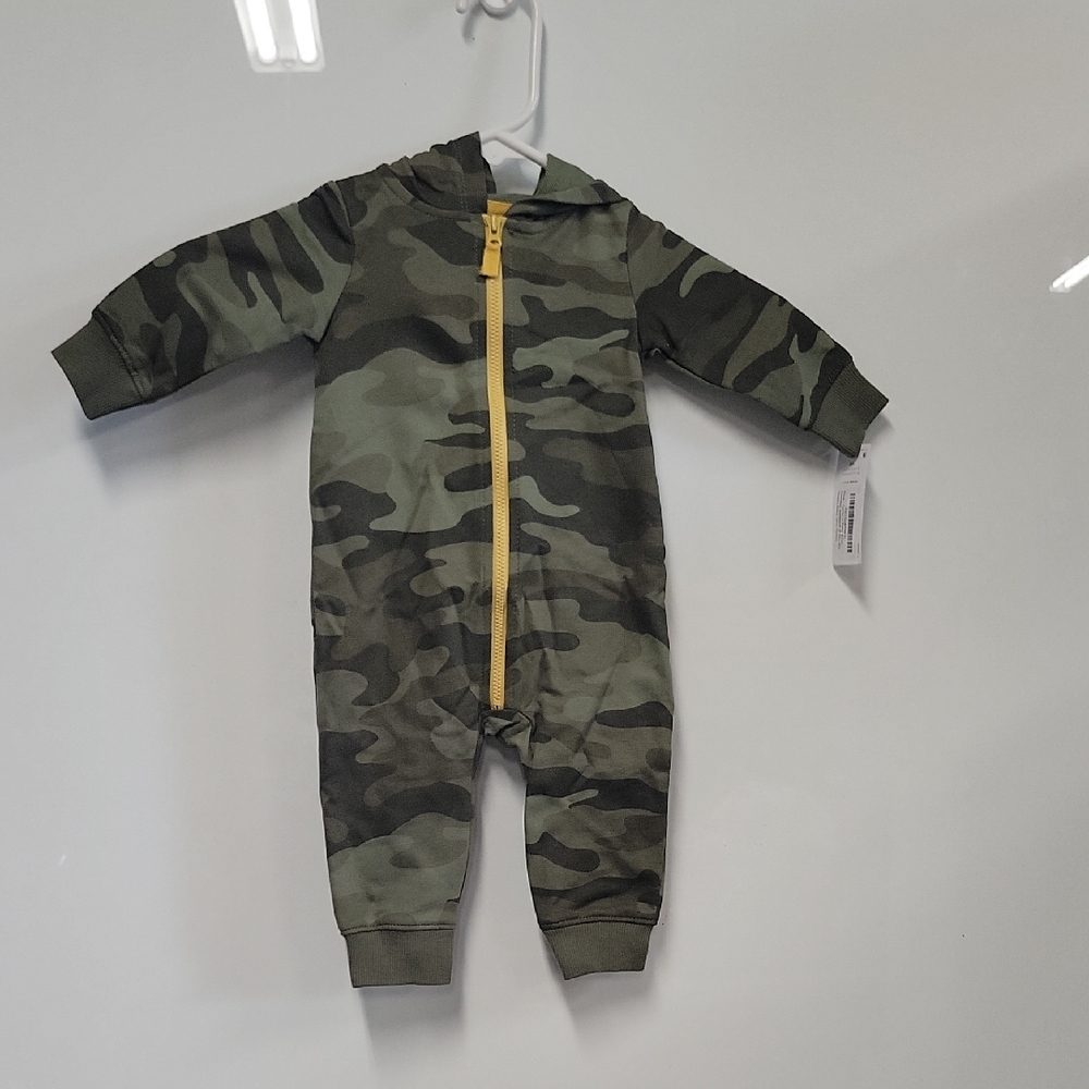 Carters Baby Boys Hooded Jumpsuit